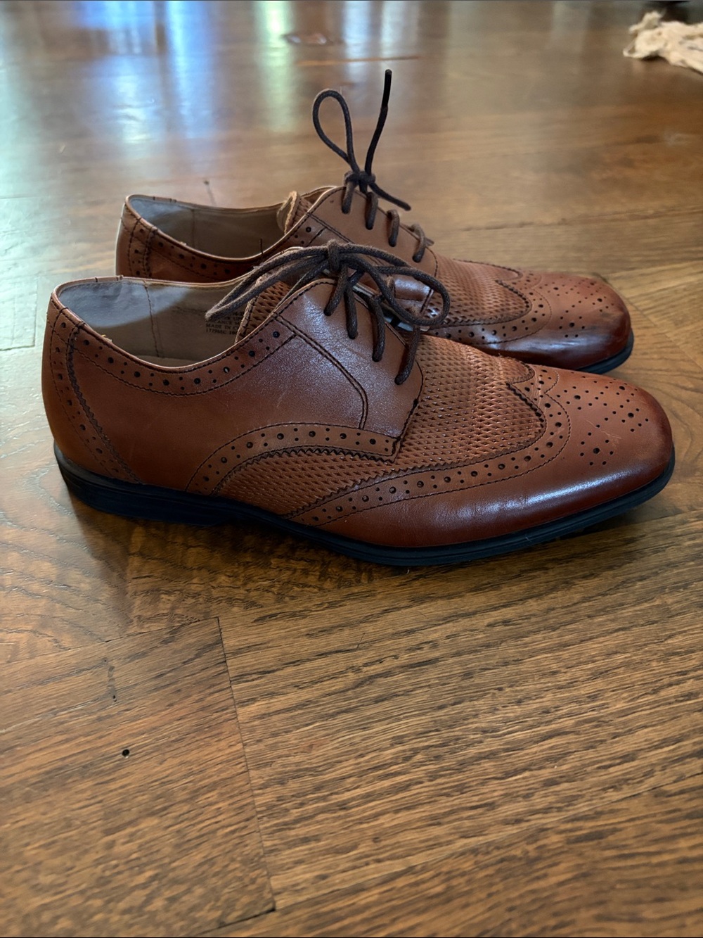 Florsheim Kids Classic Kids Brown Dress Shoes - Lace-Up Size 5.5
